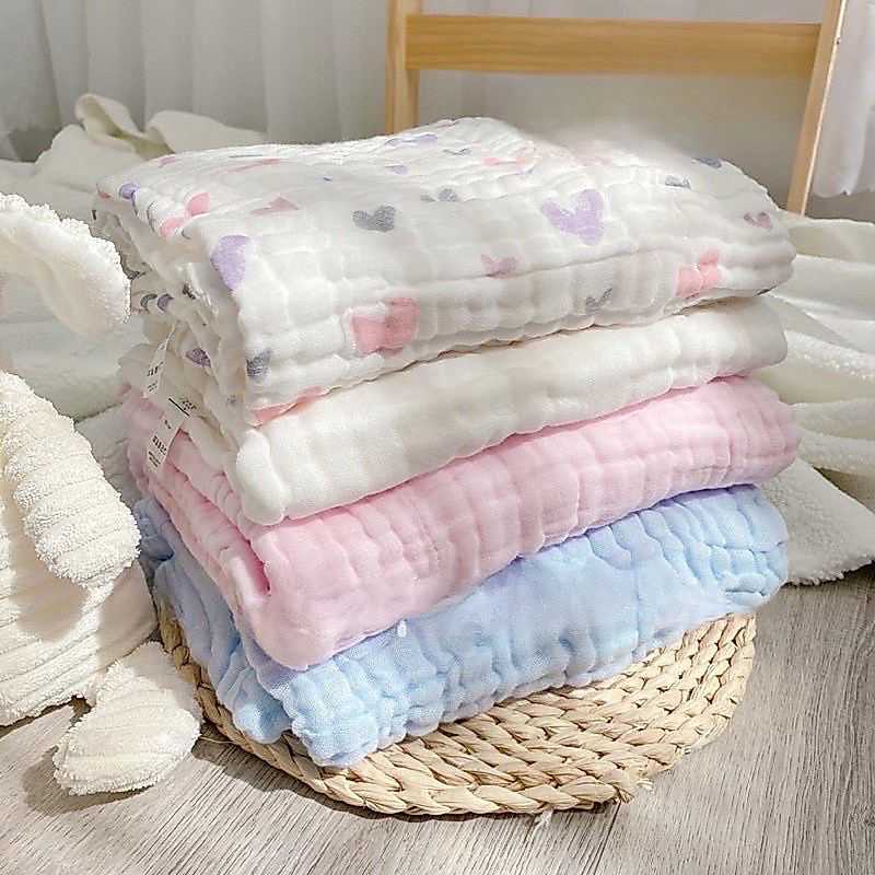 [Nous] Khăn Tắm Xô Muslin 6 lớp, khăn sợi tre 2 lớp Nous Đa Năng Nous cho bé