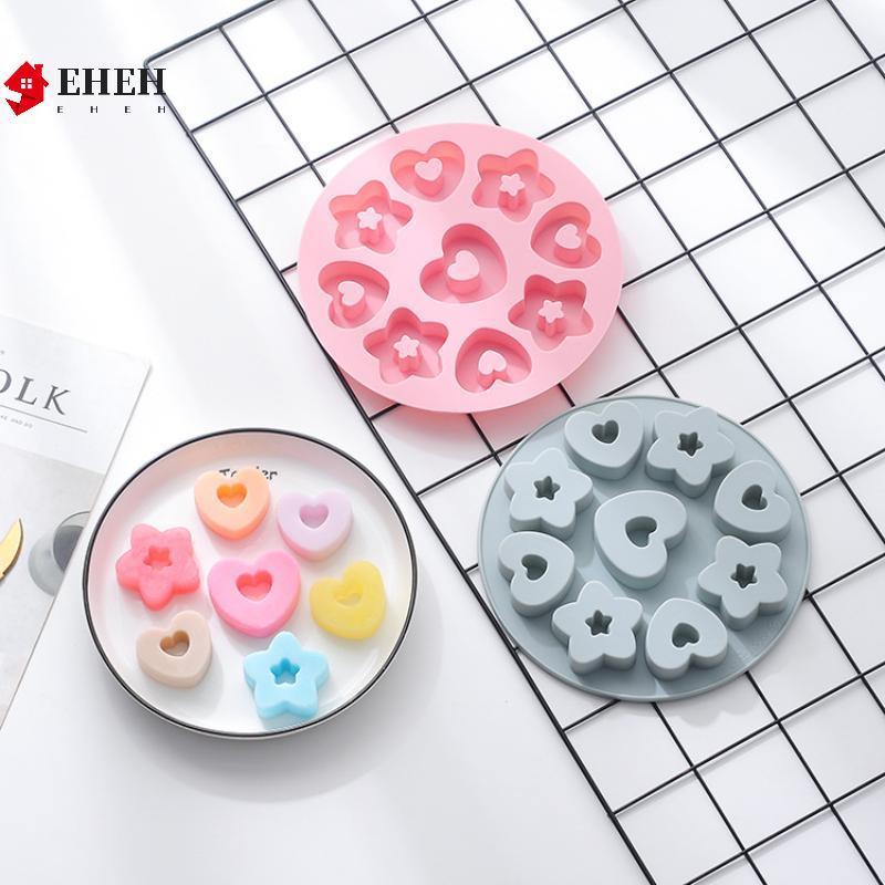 [EHEH] Multicavity Heart Little Star Bánh Quy Dụng Cụ Làm Bánh Twinkle Star Chocolate Muse Bánh Khuô