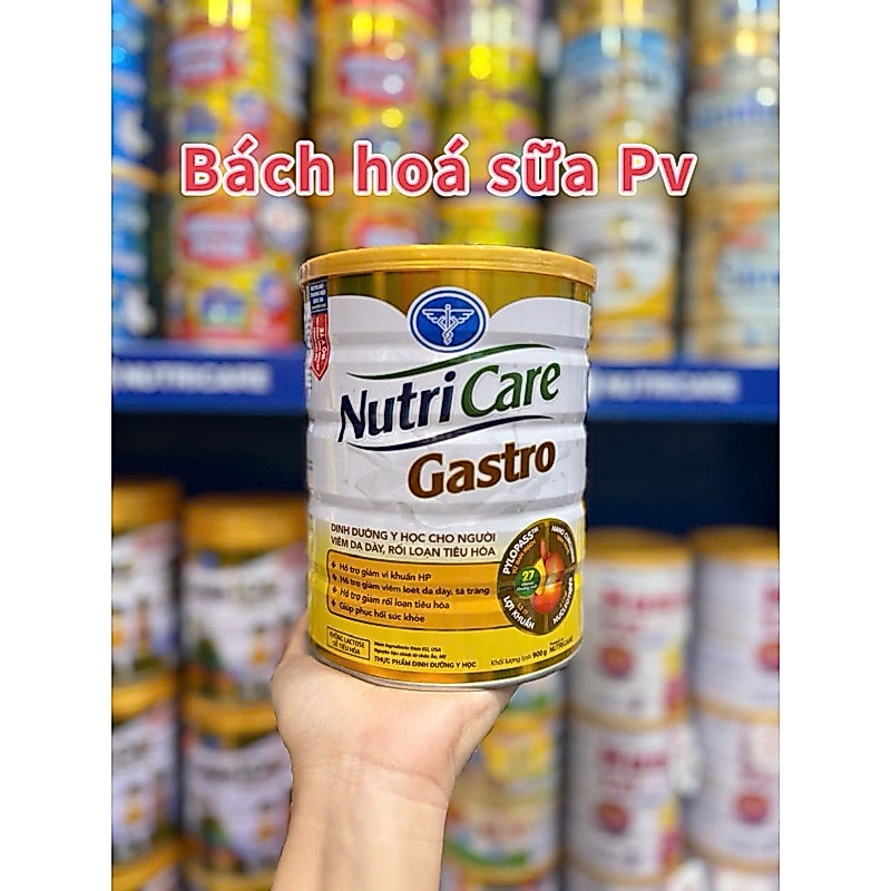 Sữa bột Nutricare Gastro cho người viêm dạ dày , rối loạn tiêu hoá