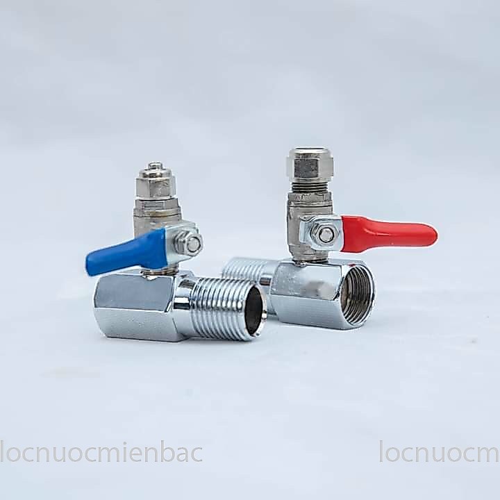 Khẩu khóa đỏ dây 10 ren 21, Khóa chia nước dây 10 ren 21