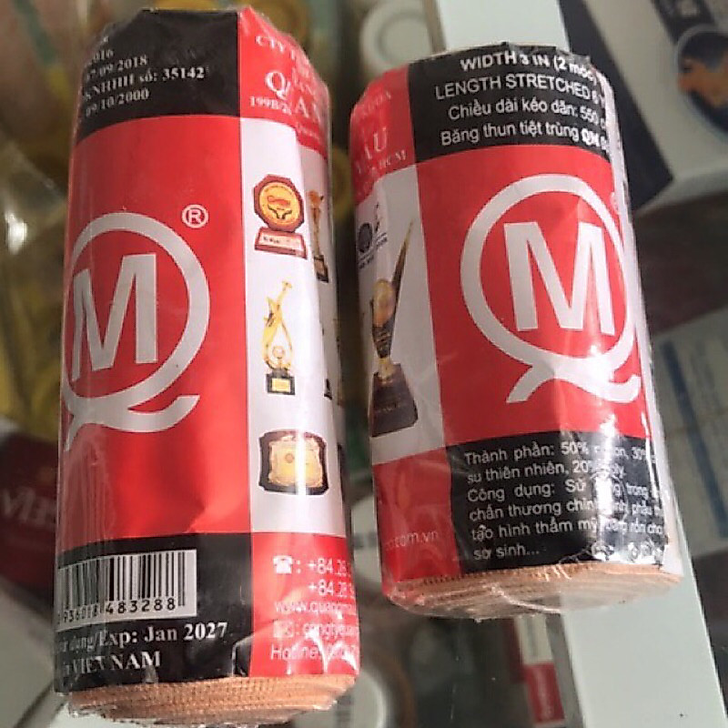 BĂNG THUN 2 MÓC 3 MÓC