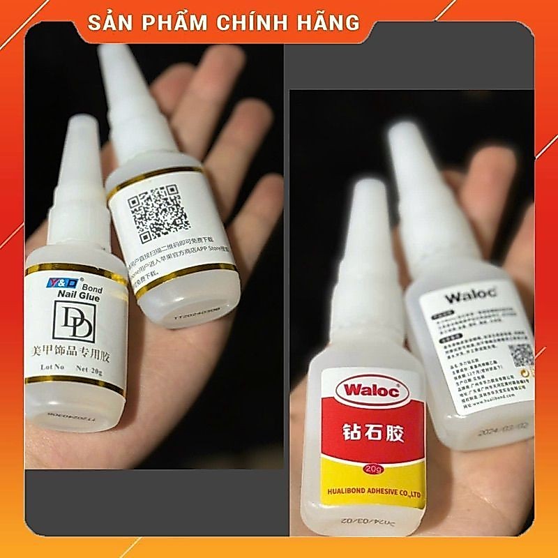 Keo bê tông DD Waloc tách lẻ chai gắn móng đính đá siêu bền CHÍNH HÃNG TU NAIL