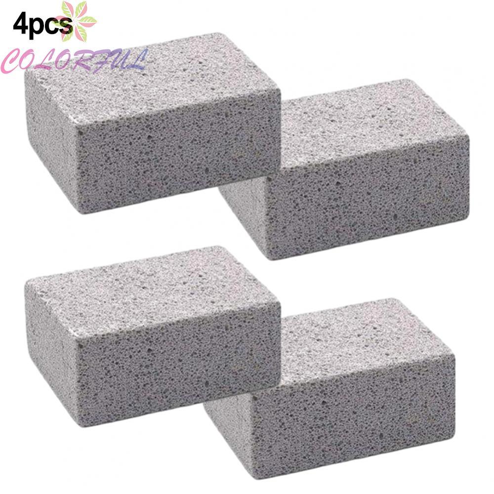 Reliable Foam Glass Grill Cleaning Blocks Set of 4 Odorless and Grease Resistant