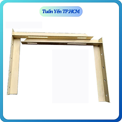 Eke máy lạnh, Eke sắt vuông góc làm giá đỡ cho cục nóng máy lạnh