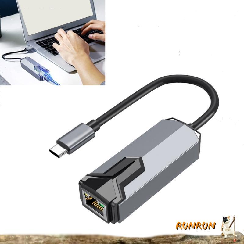 RUNN 2 5G Ethernet Adapter Gigabit Ethernet Adapter Loại C USB sang RJ45 Mạng LAN Adapter Ethernet C