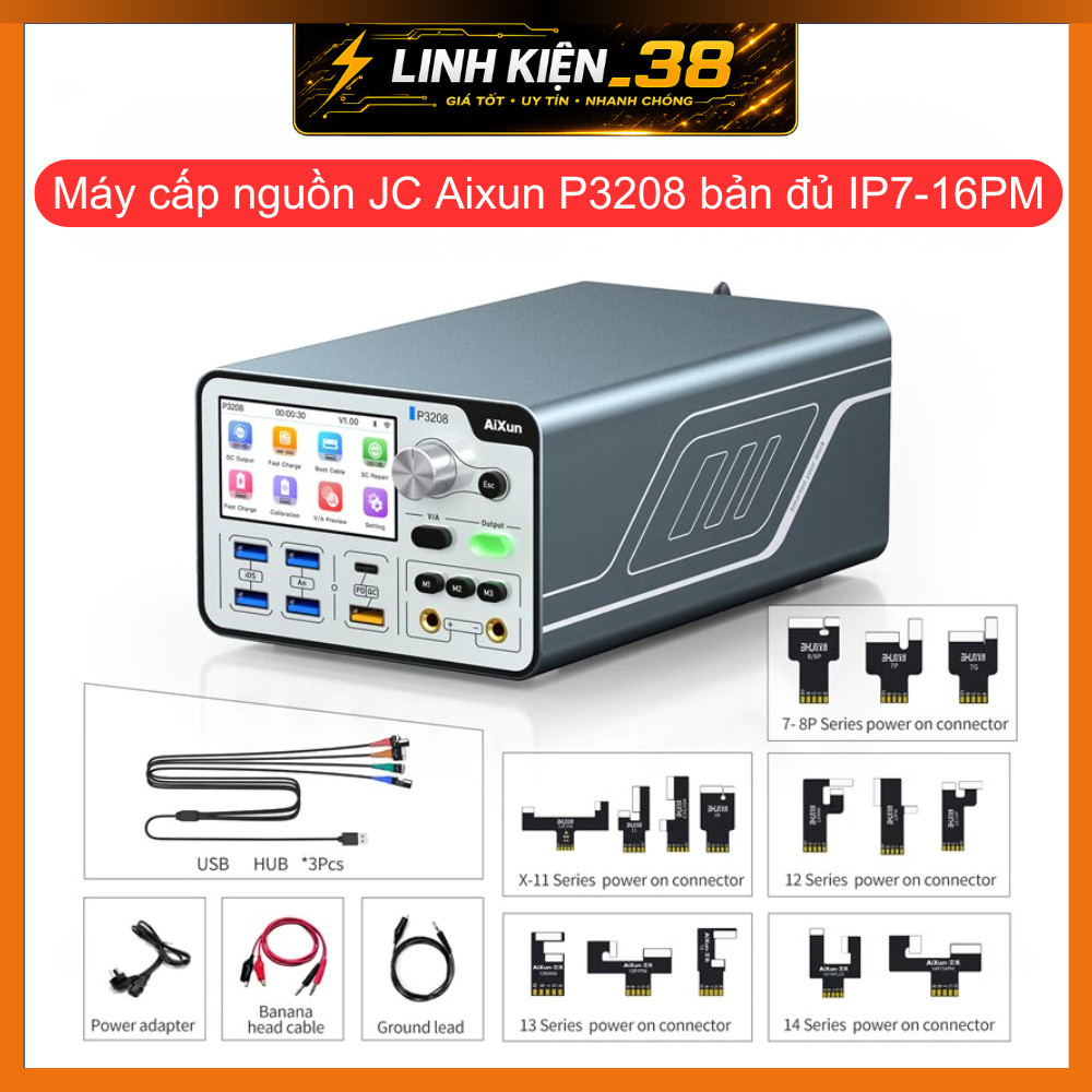 Máy cấp nguồn JC Aixun P3208 bản đủ IP7-16PM. linhkien_38