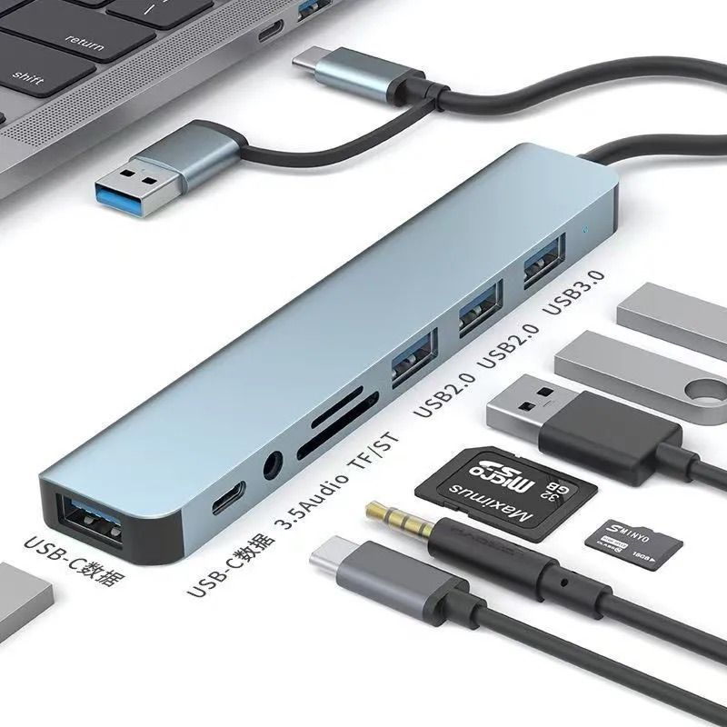 Hub Docking Station Typec Docking Station Notebook Tablet USB Đa chức năng Docking Hub Splitter