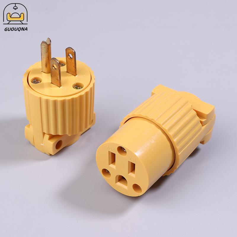 GUOUQNA Vàng Mỹ L5-15R L5-15P L6-15R 6-15P Loại B 15A Công Nghiệp Hoa Kỳ Điện Soet Cắm Nam Nữ 3 Cực 