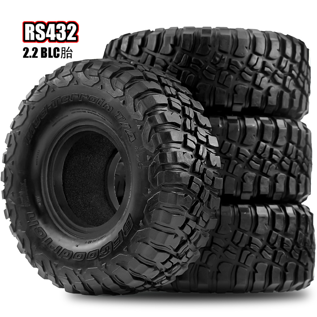 RED SPIDER 4 Chiếc 2.2 Lốp Cao Su Bánh Xích OD 4.77mm Cho Trục SCX10 90047 D90 TF2 Tamiya CC01 Traxx