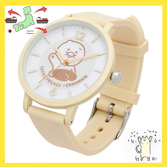 [Japanese Version] Fieldwork Watch - Character: Kakao Friends - Women's & Kids' - Analog - Silicone 