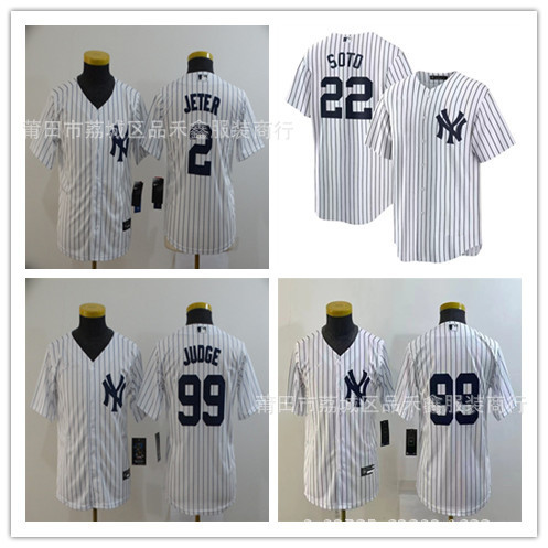Giao hàng trong ngàyQuần áo trẻ em Đồng phục bóng chày Yankees No. 99 JUDGE Jersey JUDGE Jackie 22 S