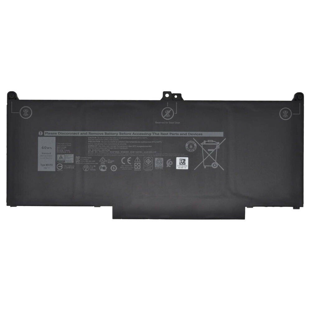 Pin Laptop DELL Latitude 5300 7300 7400 MXV9V Battery Original 60Wh