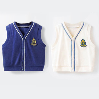  Áo gile trẻ em 100% cotton áo khoác trẻ em thời trang thoải mái an toàn sức khỏe thu đông xuân. 