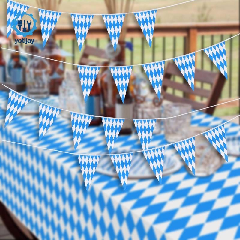Biểu ngữ Oktoberfest Oktoberfest Cờ Bavaria cho lễ kỷ niệm trần quán Bar