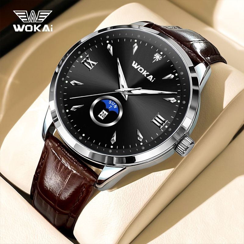 WOKAI / WOKAI2025 Đồng hồ thạch anh thời trang cho doanh nhân