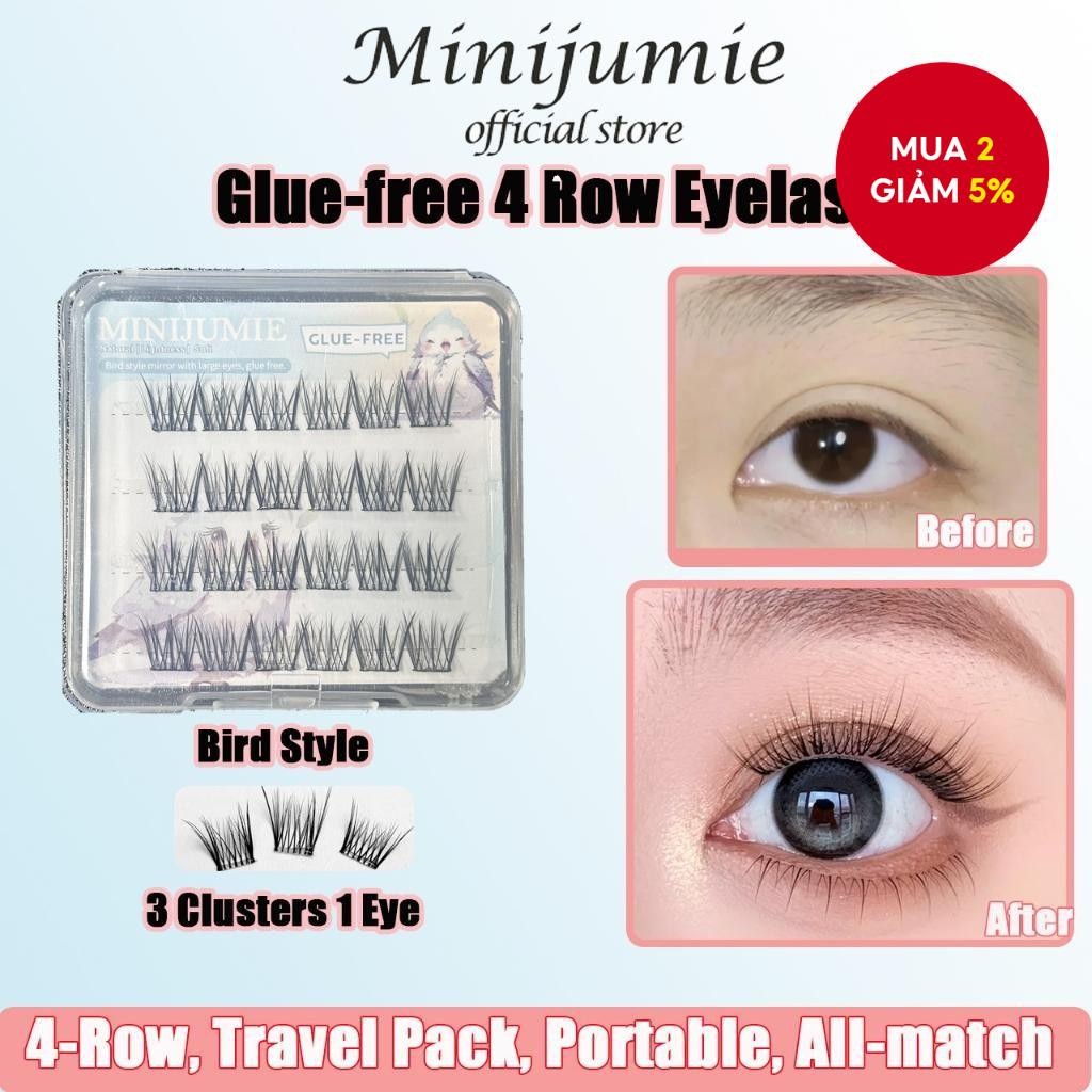 Lông mi giả không có keo Minijumie, Lựa chọn đầu tiên cho người mới bắt đầu, Phần mở rộng lông mi có thể tái sử dụng
