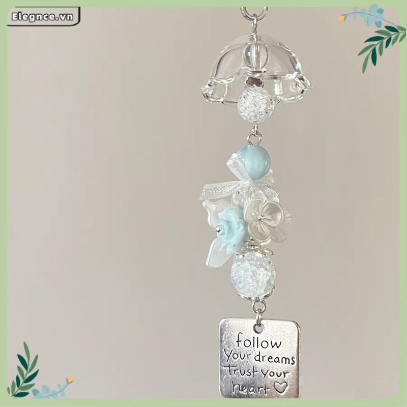 【Elevn】Dây đeo điện thoại chuông gió hình sứa yêu tinh đính hạt Có thể treo trên điện thoại di động và ba lô | BigBuy360 - bigbuy360.vn