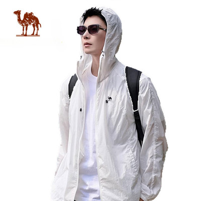 CAMEL CROWN Sunblock Coat Upf50 + Áo khoác da thoáng khí chống tia cực tím Kem chống nắng nam nữ