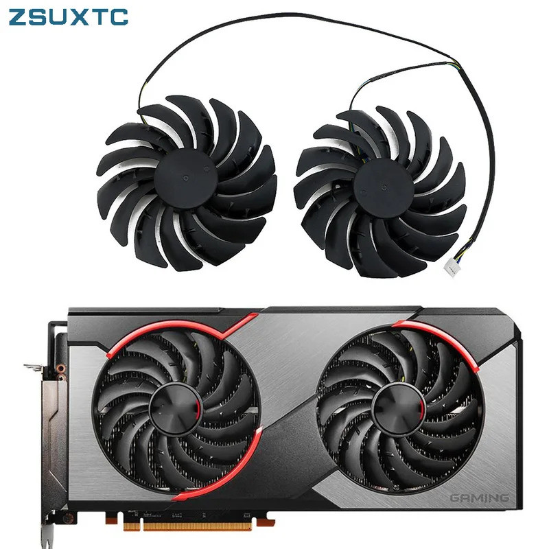 Quạt 95MM PLD10010S12HH RX5700XT Cho MSI Radeon RX 5700XT 5700 5600 XT GAMING X Quạt Làm Mát card Vi