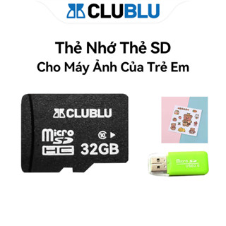 -CLUBLU- Thẻ Nhớ Máy Ảnh Kỹ Thuật Số 32G Micro SD (TF) Bộ Đọc Thẻ Nhãn Dán Cho Ảnh