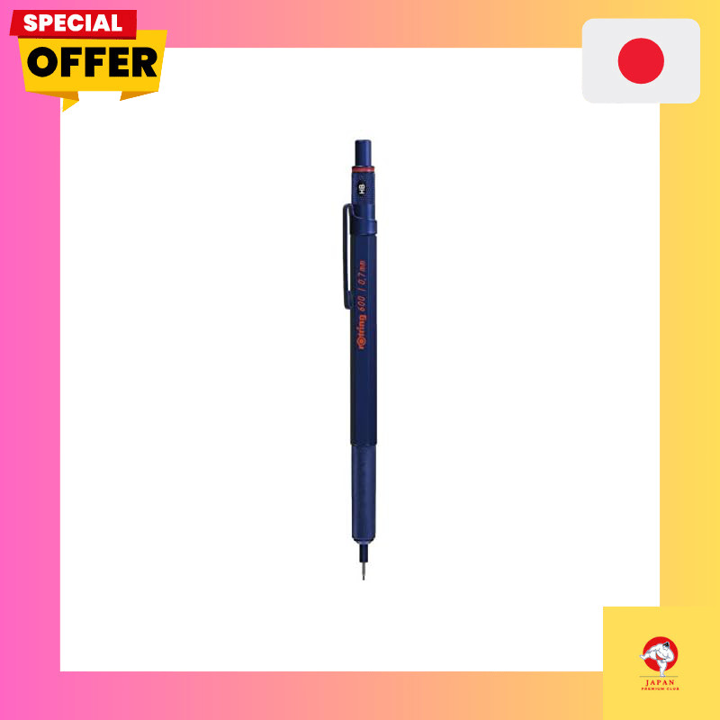 rotring 600 Iron Blue Mechanical Pencil 0.7mm 2119974 rOtring Mechanical Pencil High-End Writing Ins