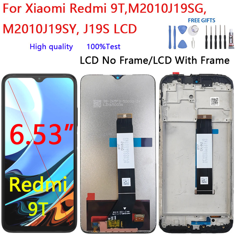 Dành Cho Xiaomi Redmi 9T M2010J19SG, M2010J19SY, J19S Màn Hình LCD Bộ Số Hóa Màn Hình Cảm Ứng Bộ Phậ