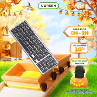 Bàn phím không dây UGREEN KU005 | Kết nối 4 thiết bị | Pin sạc dung lượng 400mAh | Bảo hành 18 tháng 15258