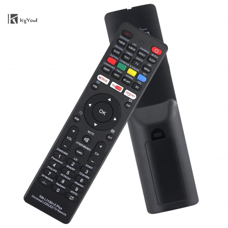 Điều khiển từ xa thay thế KgYewl Universal RM-L1130 + X cho tất cả các thương hiệu TV truyền hình RM