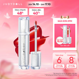 JUDYDOLL Son bóng "Ice-iron" Watery Lip Gloss Lâu trôi Không dính cốc Dưỡng ẩm 2,4g