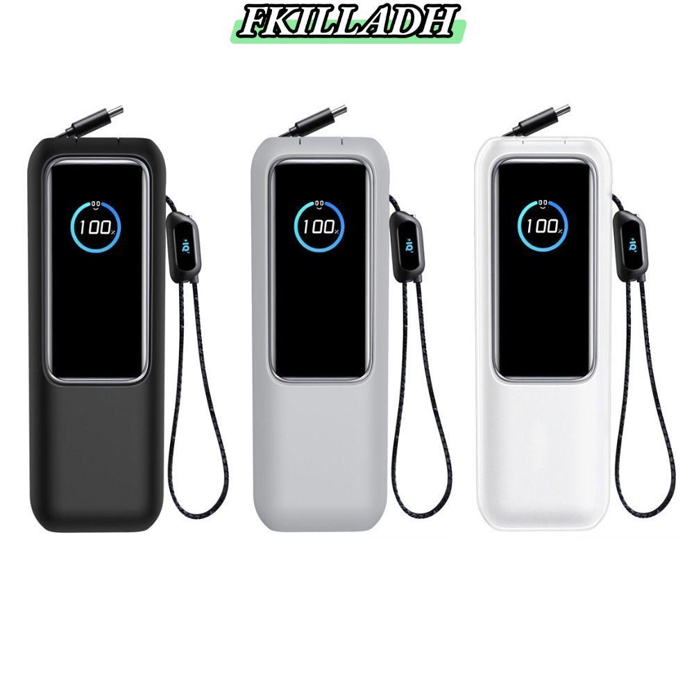IFKILLA Bảo vệ, Silicon di động mềm, Chống bụi chống sốc cho Ngân hàng điện Anker Zolo (25000mAh 165