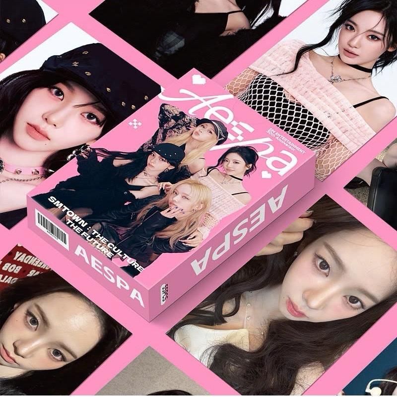 Set 55 lomo card AESPA dễ thương 2026
