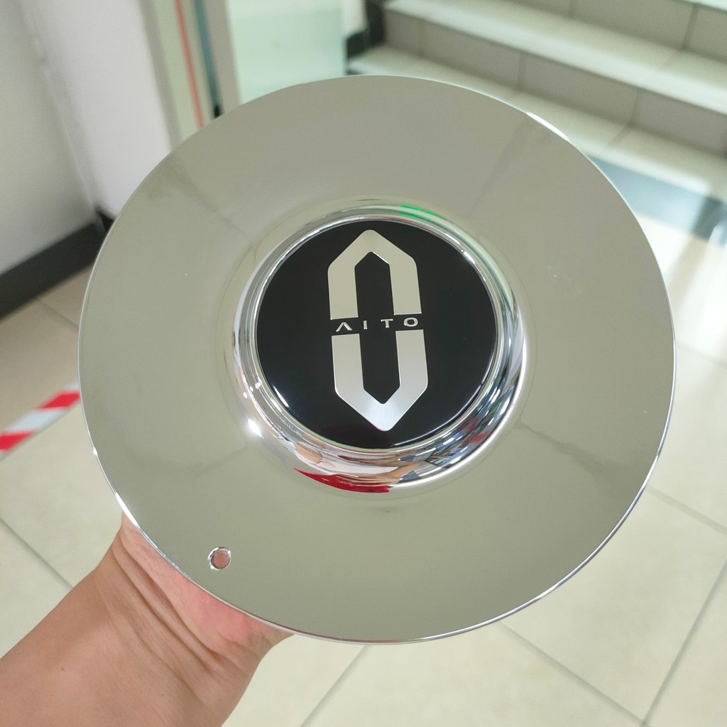 Hỏi thế giới M9 Hub Cap AITO Hỏi thế giới M7 Hub Cap Hỏi World Hub Center Cap m8m9 Màu mạ đen