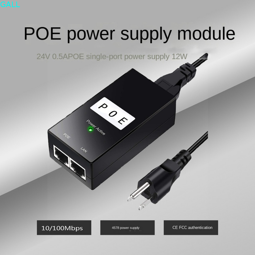 Bộ nguồn MALL POE, Tương thích IEEE802.3af / tại POE Power Injector, Bộ định tuyến Nguồn 24V / 48V 0