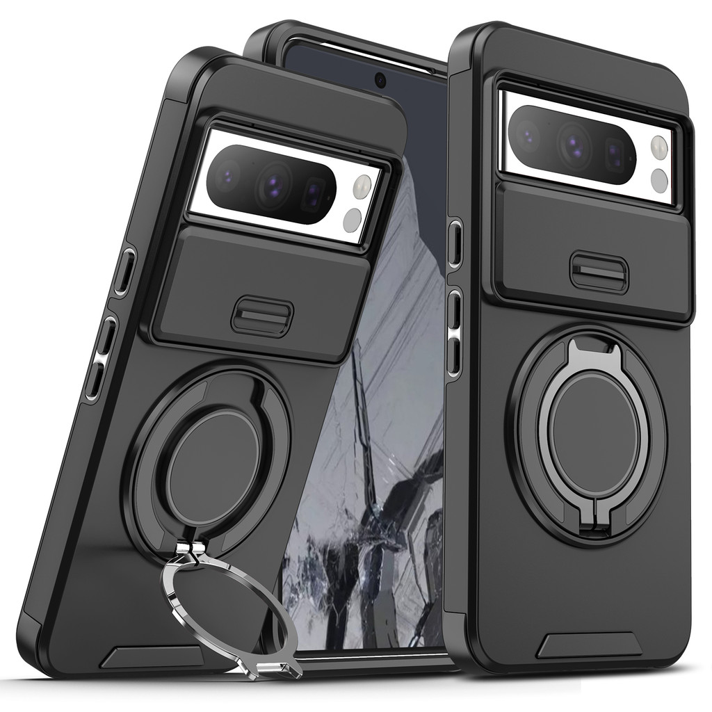 Dành Cho Google Pixel 9 Pro XL Ốp Lưng Pixel 9 Pro XL Ốp Lưng Điện Thoại Chịu Lực Giáp Từ Giá Đỡ Trư