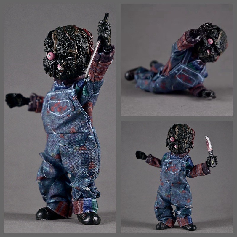 Ghost Baby Resurrection Kinh dị Kinh dị Romper Burnt Phiên bản Ghost Baby Chucky Chucky Di chuyển đư