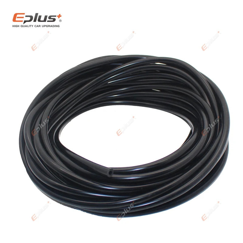Ống hút chân không silicon màu đen EPLUS Đa năng chịu lửa nhiệt độ cao 3mm 4mm 6mm 8mm cho HVAC / R 