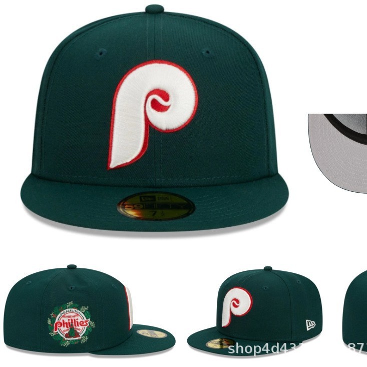 MLB Flat-brim baseball cap, event sports green style flat-brim baseball cap