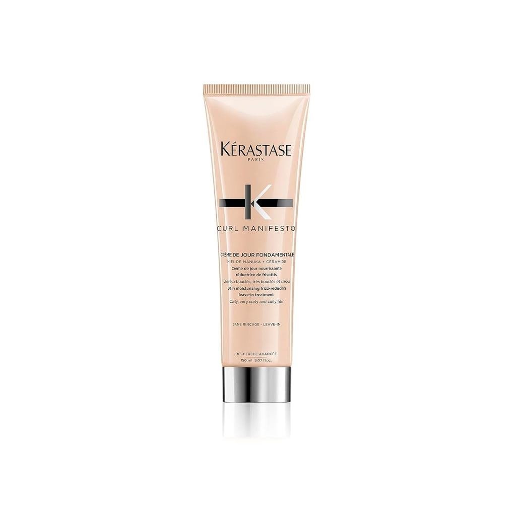 Kerastase Curl Manifesto Crème de Jour Fondamentale Hair - Để lại điều trị & Bảo vệ nhiệt, Kiểm soát