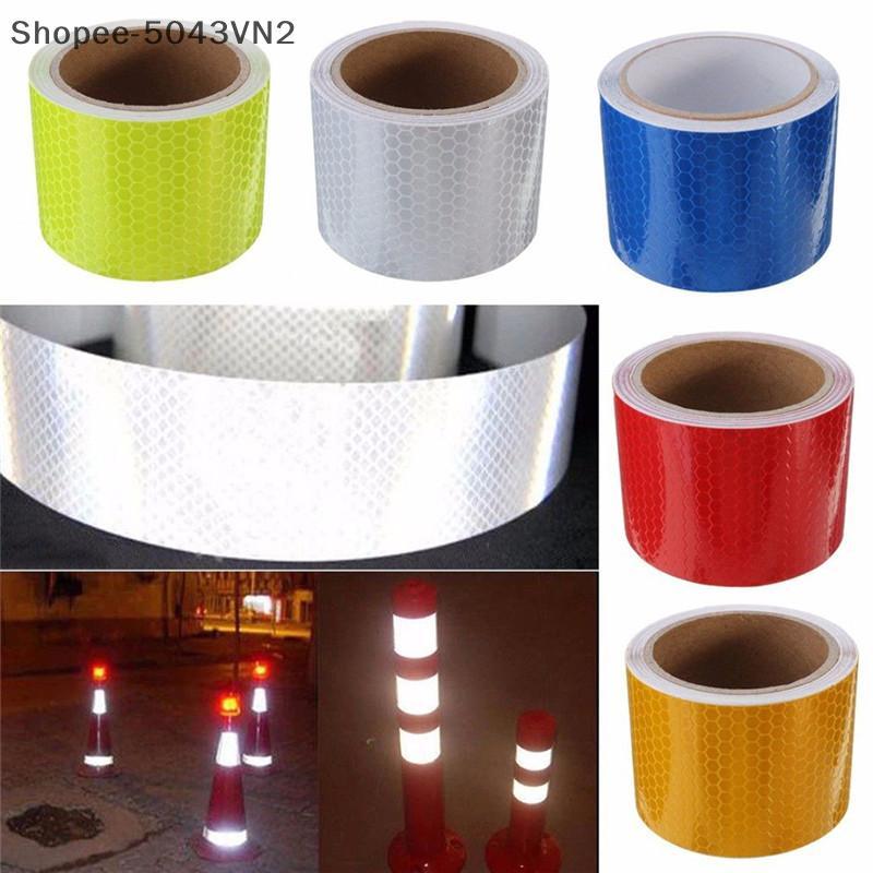 [RE] Băng cảnh báo an toàn Băng phản quang Băng cảnh báo Stier Băng tự dính 5cm x 1M ♥R♥