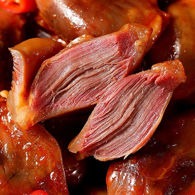 Qiaonong Granny Vịt om Cũ Gizzard Thực phẩm nấu chín được đóng gói riêng Vịt lớn omed Túi mở cay tức