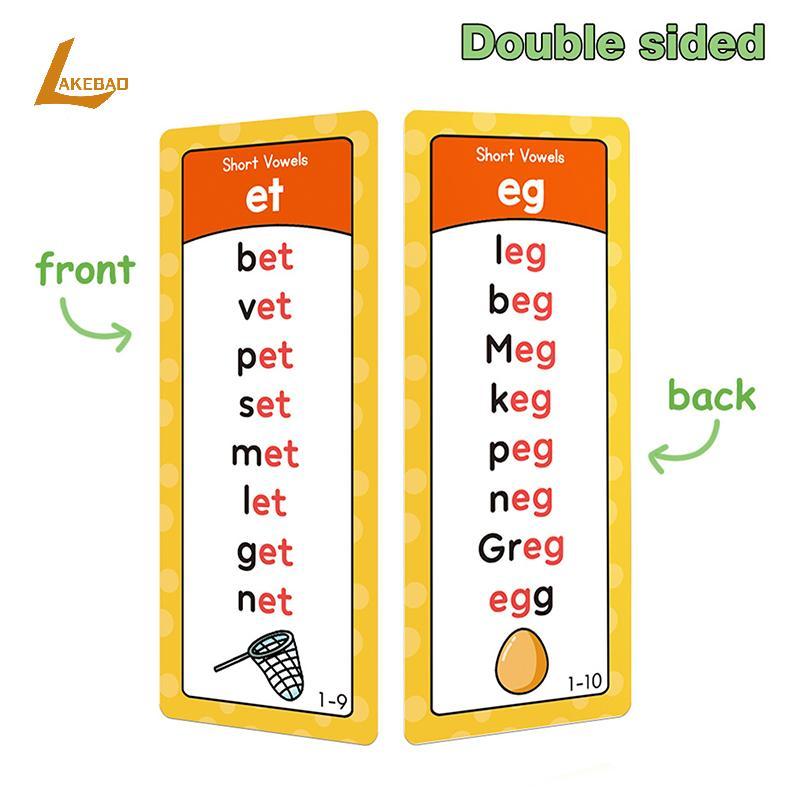 [LAKEBAO] Thẻ danh sách từ ngữ âm, 117 nhóm Danh sách cột từ ngữ âm, Dụng cụ giảng dạy xây dựng từ v