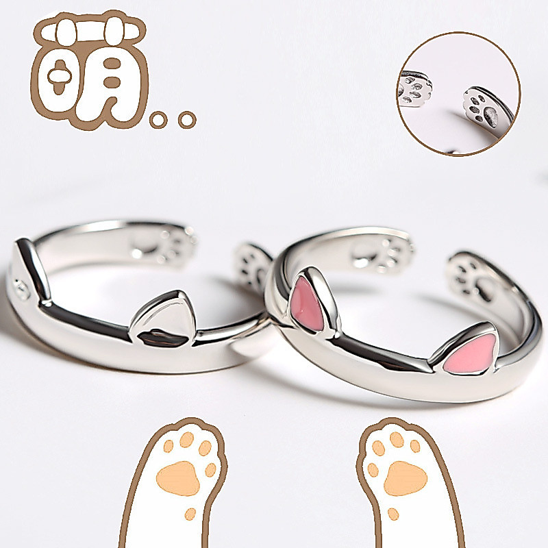 Nhẫn Bạc Ý 925 Tai Mèo [ Sale 2025]