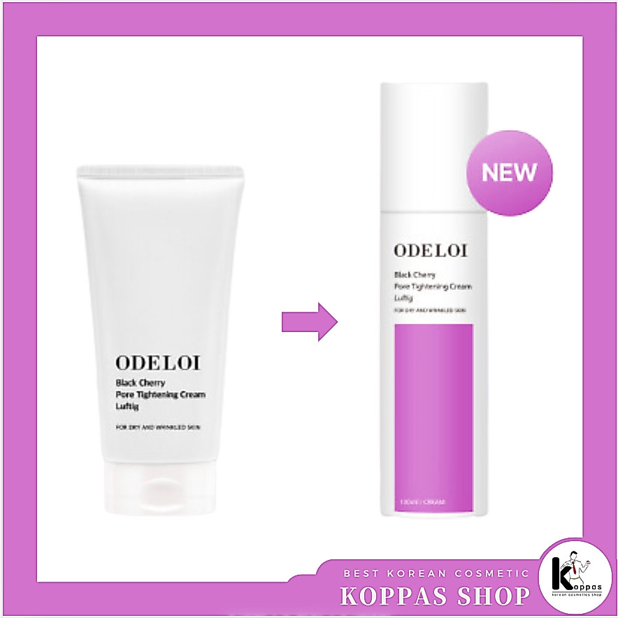 [Odeloi] Kem làm săn chắc lỗ chân lông anh đào màu đen Luftig 100ml Black Chery Pore Tightening Crea