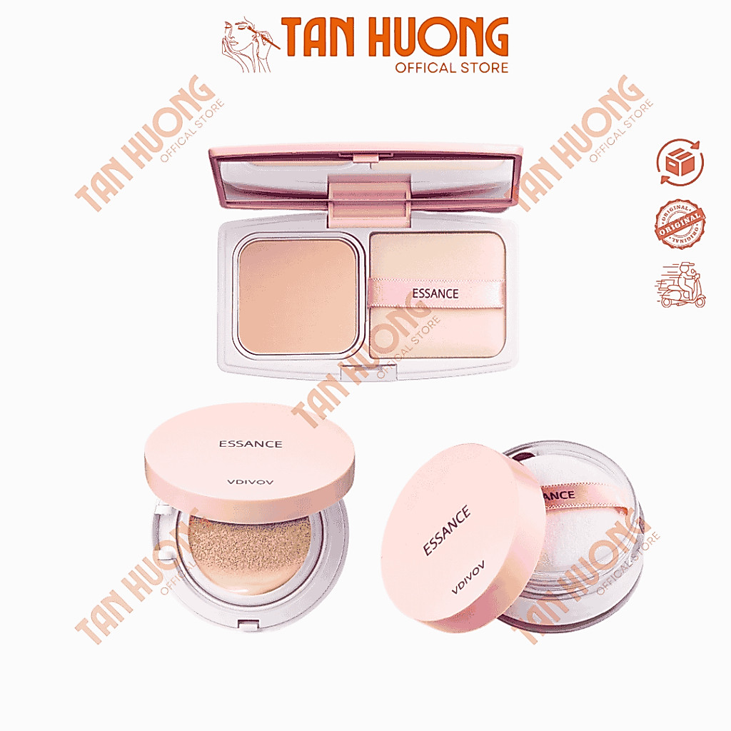 Phấn nước Essance Veil Fit Cushion và phấn nền Two Way Cake – mịn lì, che khuyết điểm, lâu trôi SPF4