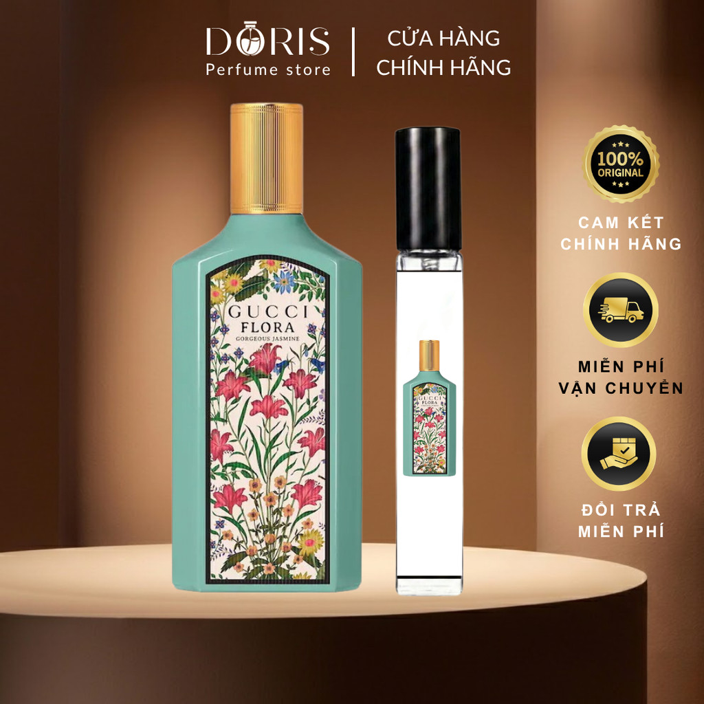 [Chính hãng] Nước Hoa Nữ Chiết 10ml Gucci Flora Gorgeous Jasmine Thanh Lịch, Sang Trọng & Cuốn Hút