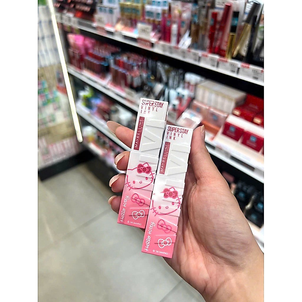 [HÀNG CÓ SẴN] BTS HELLO KITTY Super Stay Vinyl Ink - Mascara lâu trôi