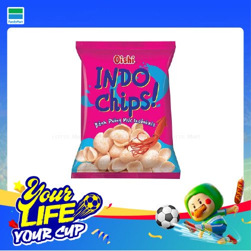 Oishi Bánh Phồng Mực Indo Chips 110G