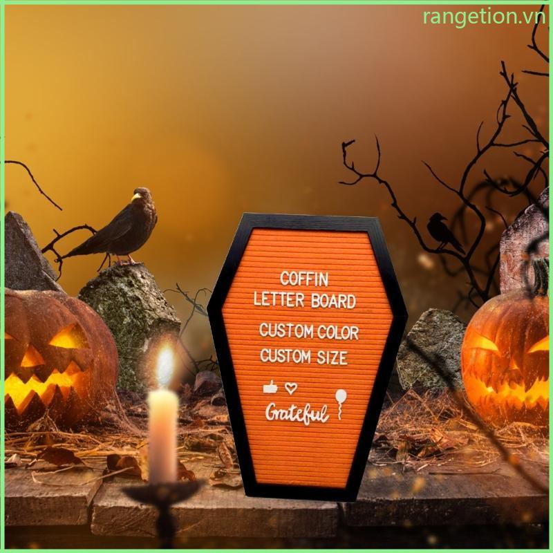 RAN Felt Letter Board Coffin Letter Board Gothic Message Board dành cho người phụ nữ Người bạn