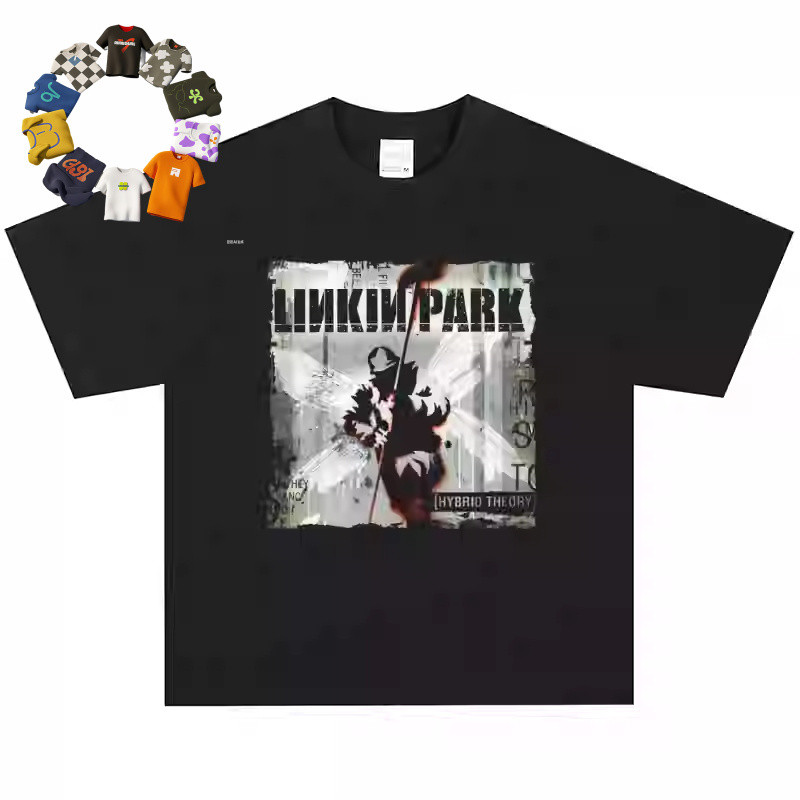 Áo thun ban nhạc Rock Linkin Park Linkin Park, Chất liệu 100% Cotton, Unisex, Phong cách thời trang
