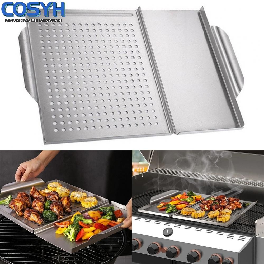<cosyh>2-in-1 Baking Tray Easy Cleanup Efficient Airflow Lightweight And Portable